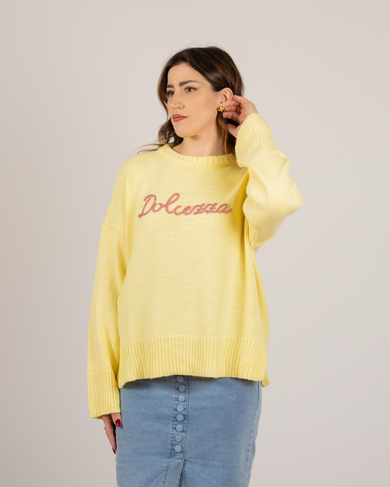PULL GIALLO BY LUMINA