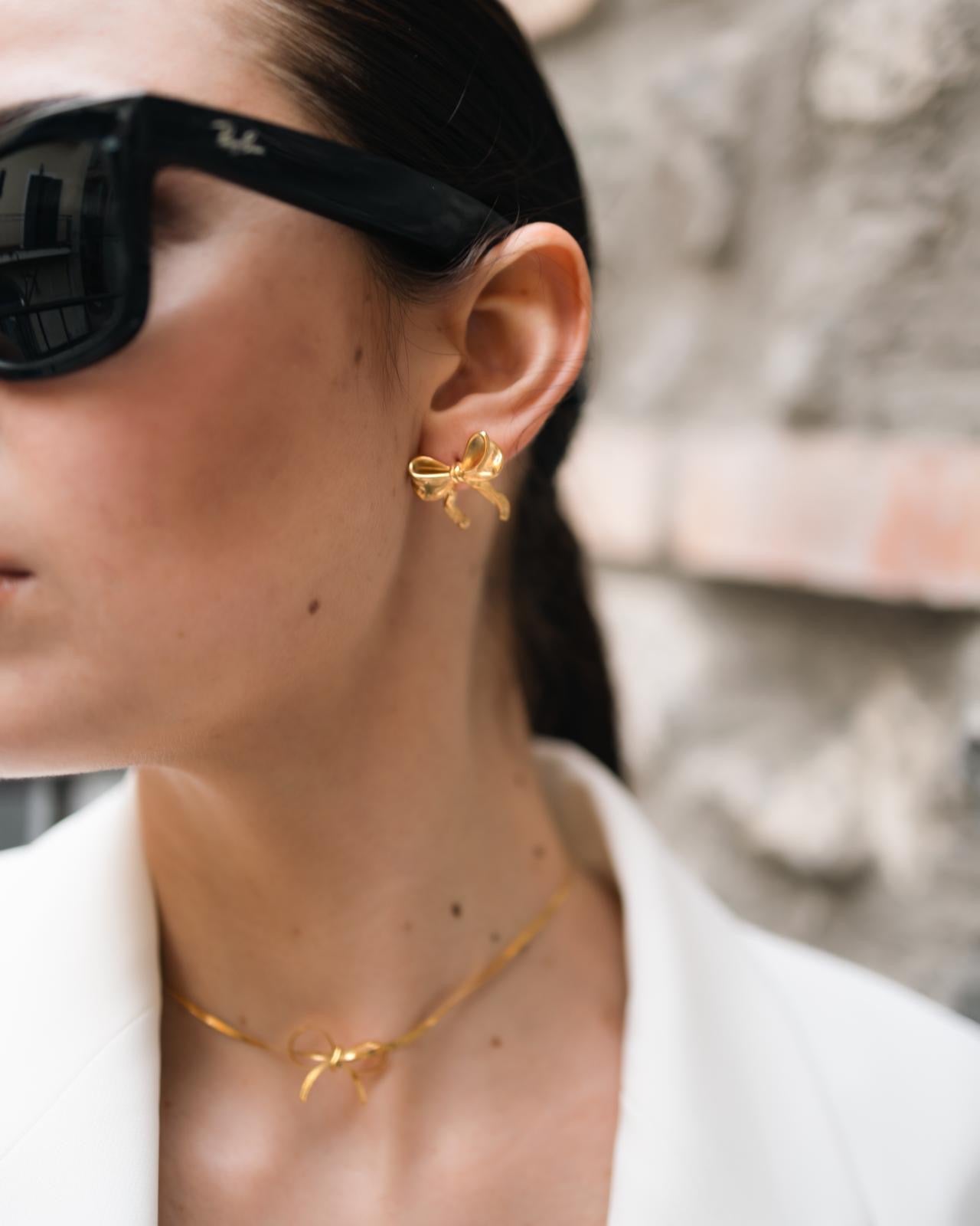 ORECCHINI FIOCCO MARTELLATO