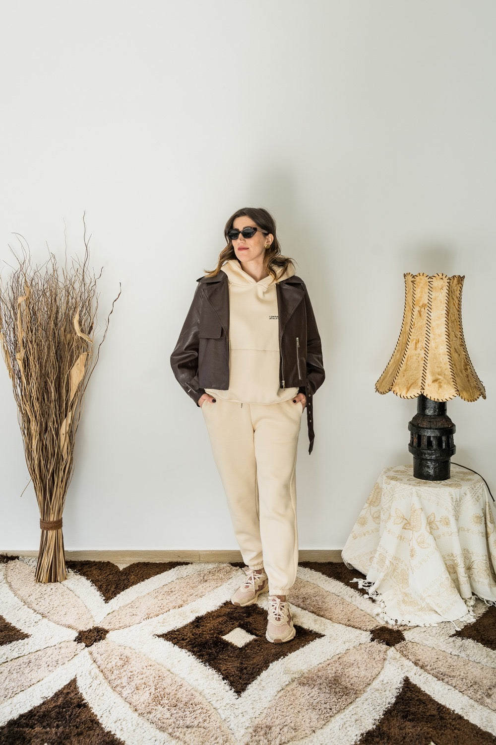 CHIODO ECOPELLE MARRONE