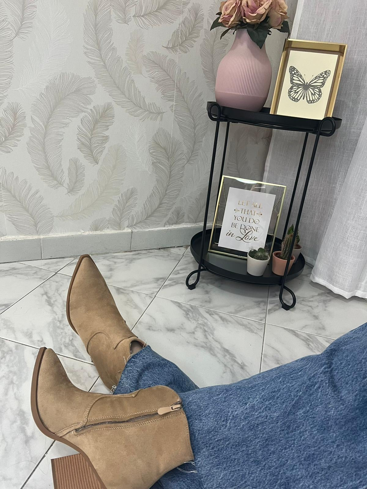 Camperos basso beige