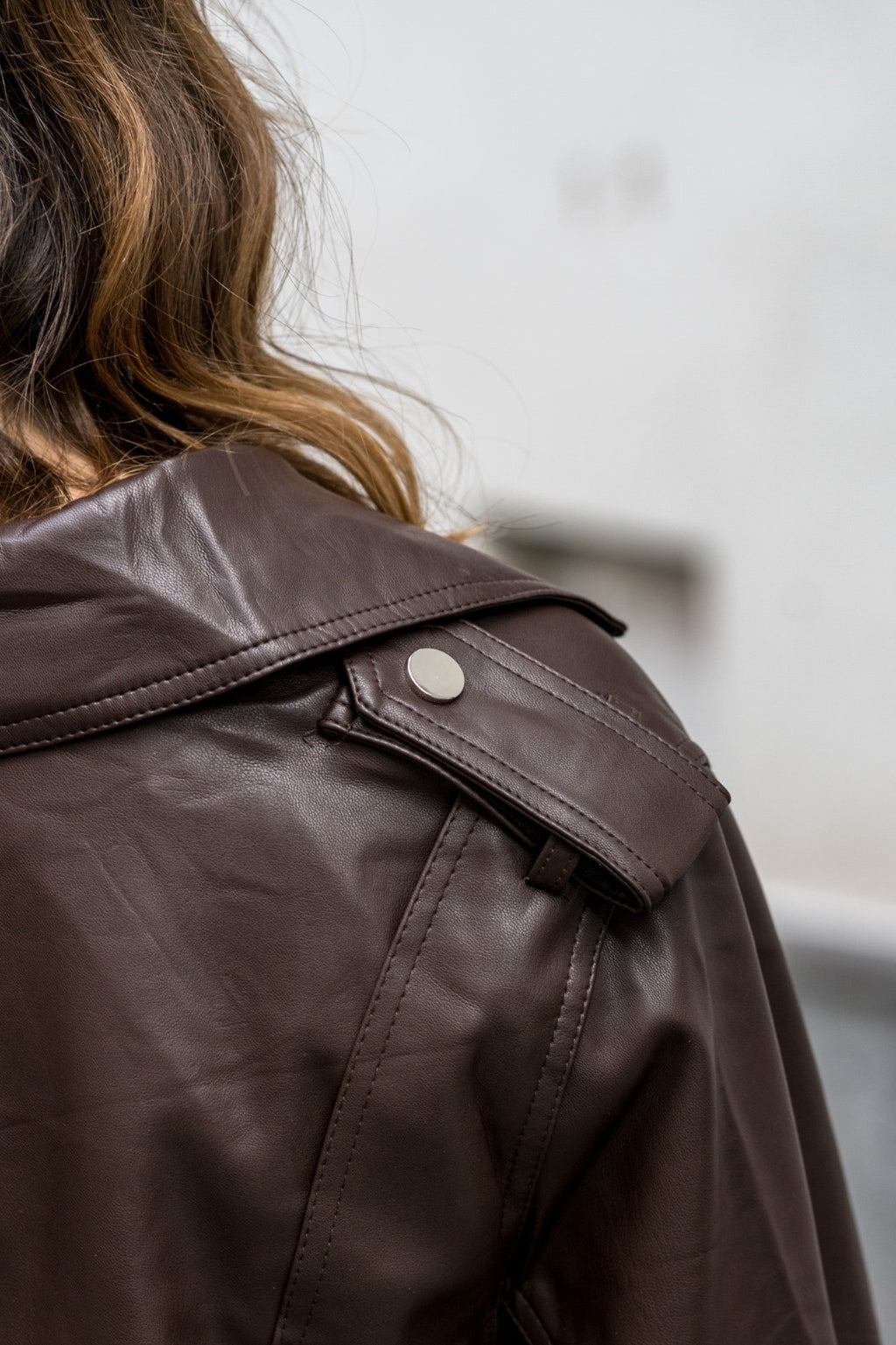 CHIODO ECOPELLE MARRONE