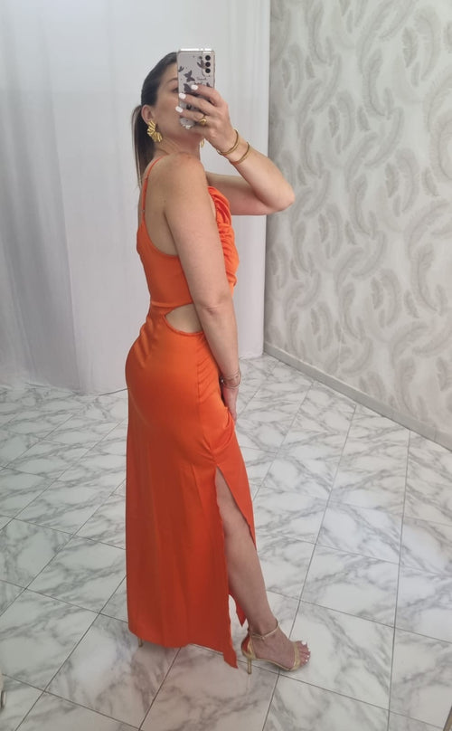 ABITO DEA IN ARANCIONE