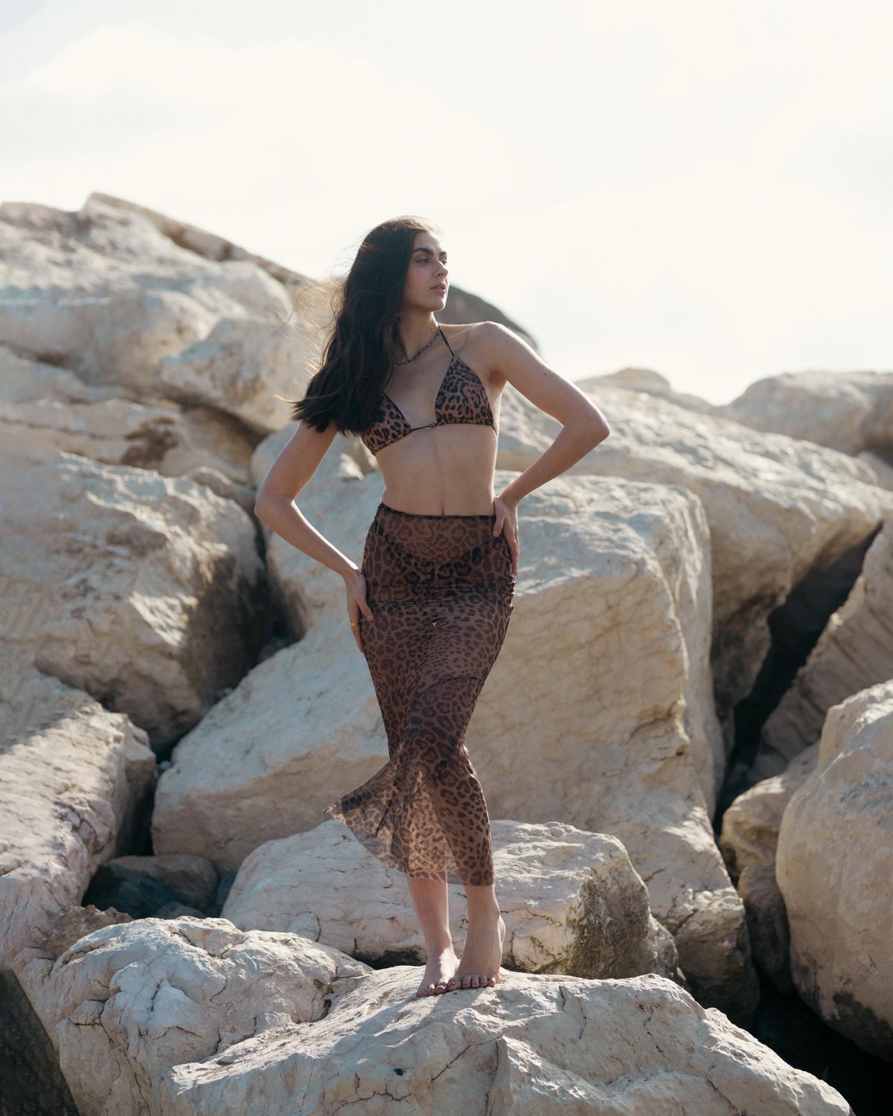 COSTUME LEOPARDATO CON GONNA