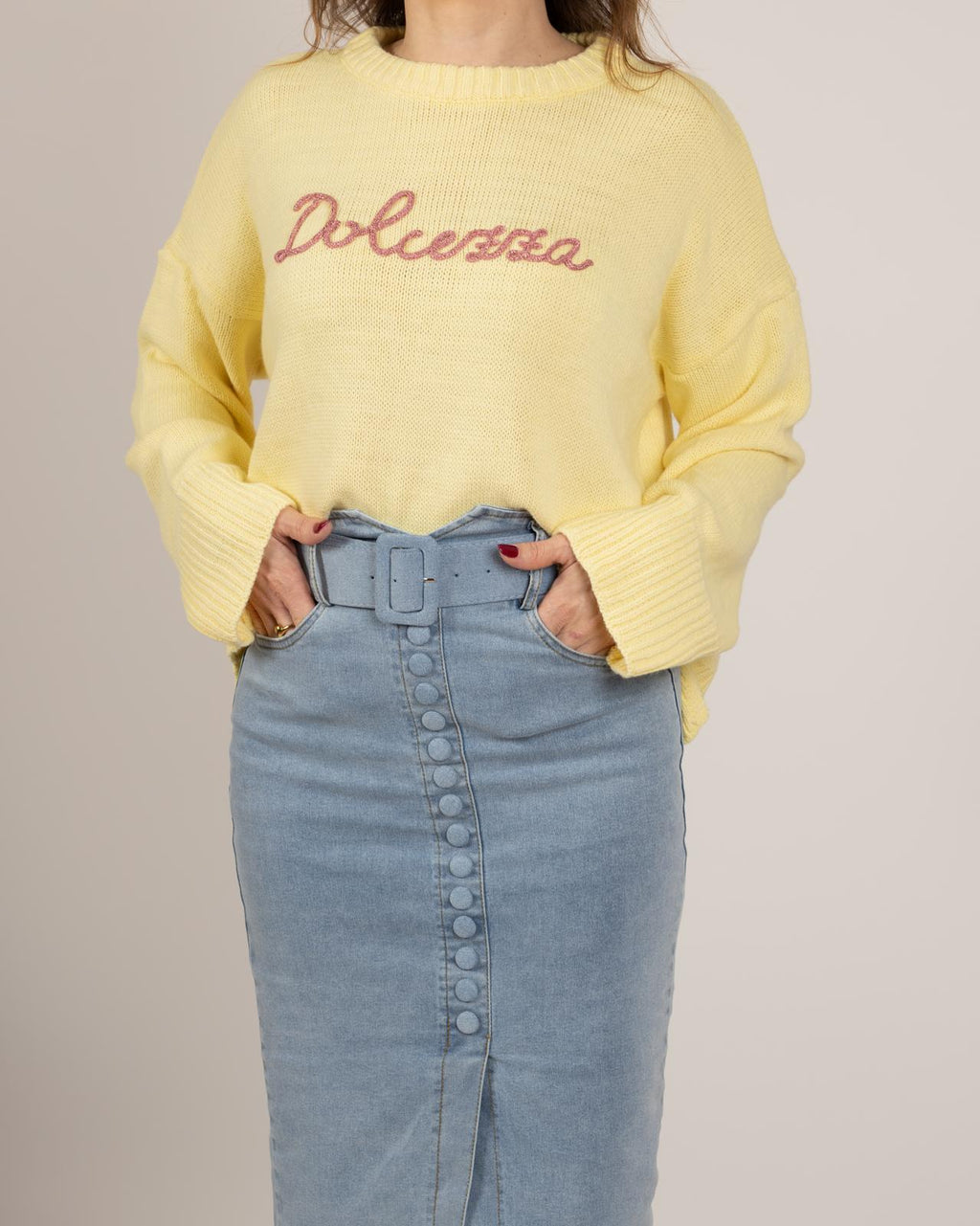 PULL GIALLO BY LUMINA